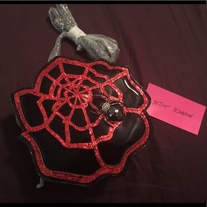 Betsey Johnson Kitsch Web Designer Crossbody purse